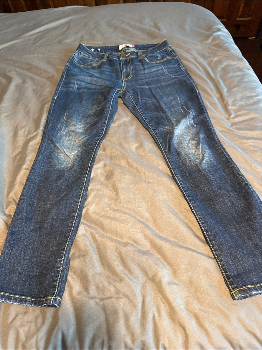 CAbi Women's Dark Indigo Straight-Leg Jeans